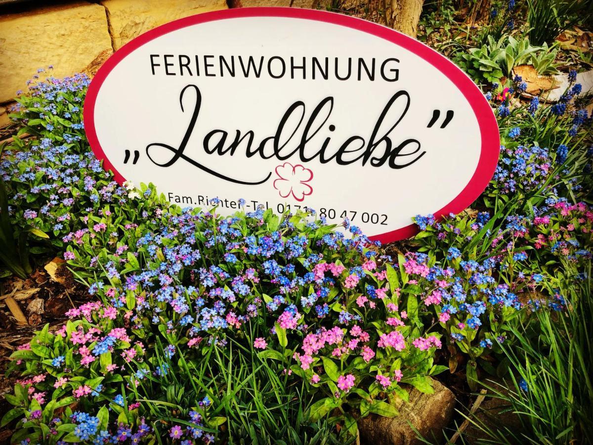 Ferienwohnung Landliebe Rudolstadt Kültér fotó